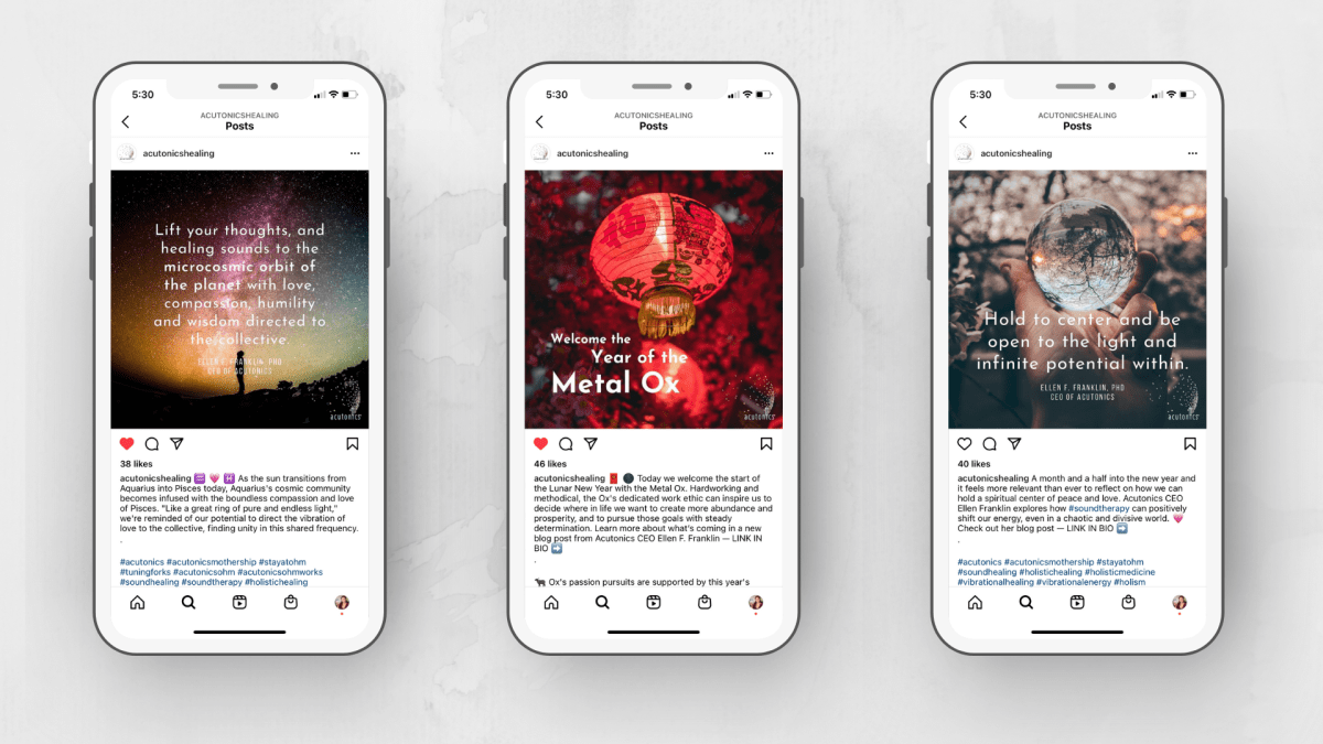 Instagram • Acutonics